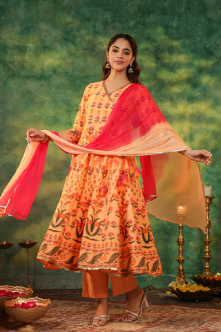 Pure Cotton Ethnic Motif Suit