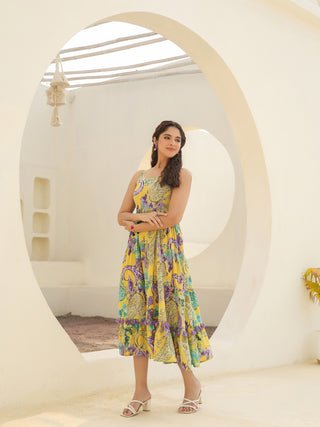 Pure Cotton Printed Dress