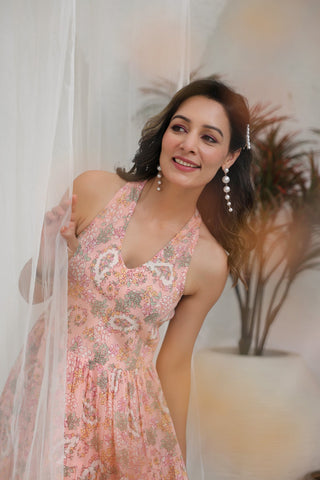 Pure cotton ethnic maxi dress