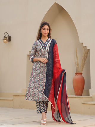 Pure cotton kurta set for women