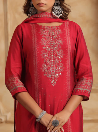Round Neck Ethnic Set