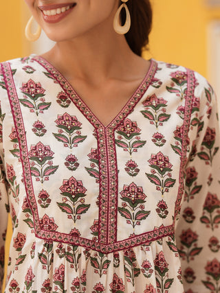 Women Printed Pure Cotton Top