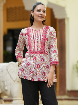 Print Cotton Top