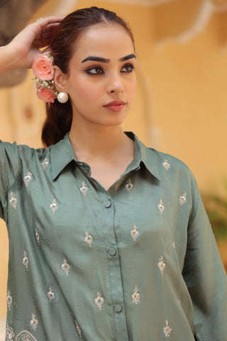 Women Embroidered Co-ord Set