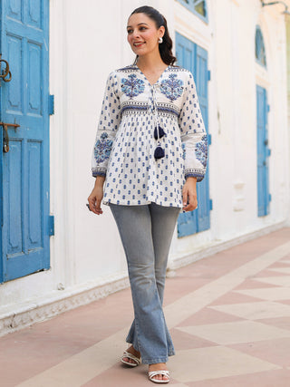 Print Cotton Top