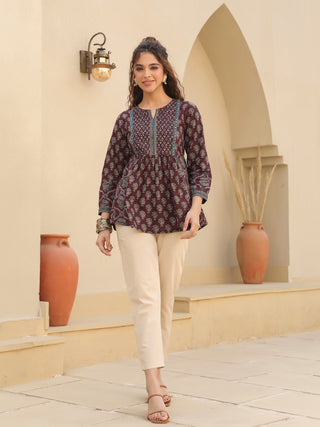 Print Cotton Top