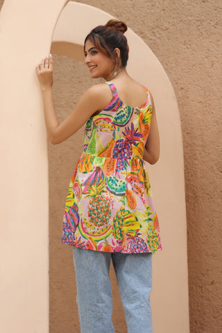 Print Cotton Top