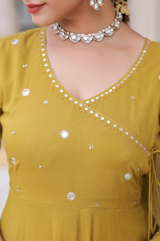 Women Floral Pure Cotton Kurta with Trousers & With Dupatta