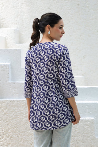 Stylish Ethnic Motifs Cotton Kurti