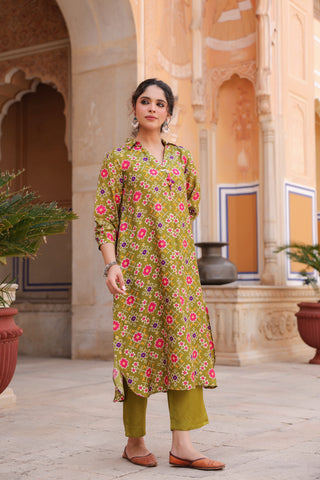 Stylish ethnic co-ord set for women