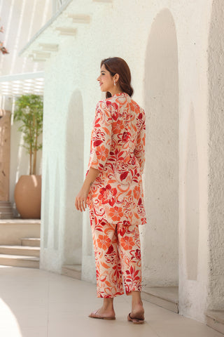 Stylish printed top set