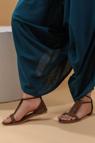 Teal Lightweight Cotton Jumpsuit