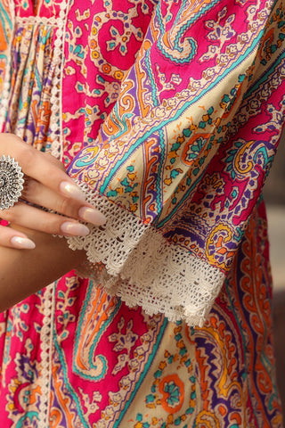 Thread Work Anarkali Suit Set