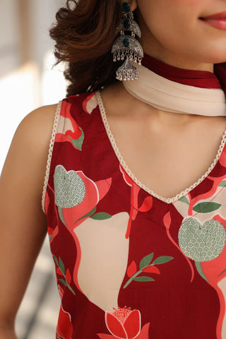 Three-piece ethnic wear set