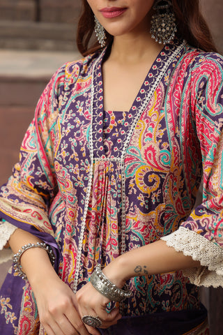 Traditional Paisley Kurta Set