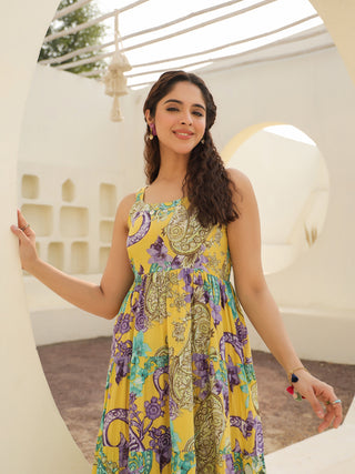 Traditional Printed Cotton Dress
