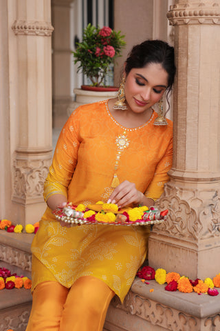 Tunic and trouser outfit