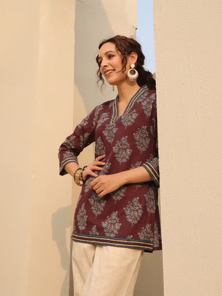 Wine Summer Cotton Top