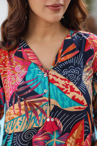 Women A-Line Printed Dress