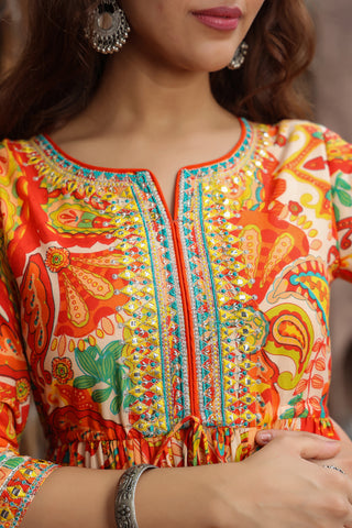 Women Casual Abstract Cotton Top