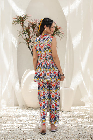 Women Printed Lounge Set