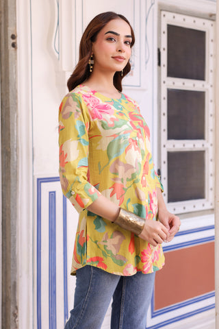Women casual floral top