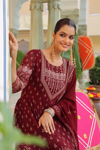 Women ethnic wear kurta trouser set