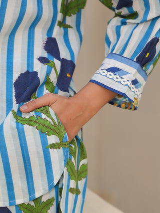 Women printed co-ords
