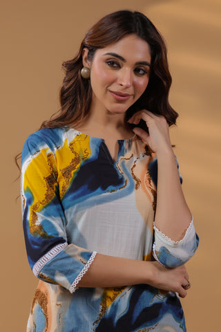 Women’s Cotton Tunic Trouser Set
