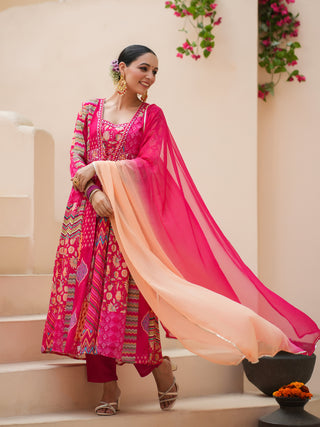 Women’s Floral Kurta Set
