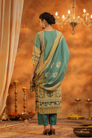 Women’s Motif Round Neck Kurta