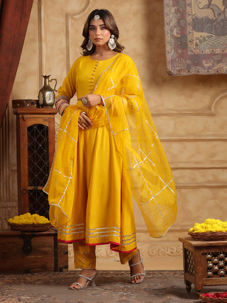 Women’s Mustard Ethnic Kurta Set