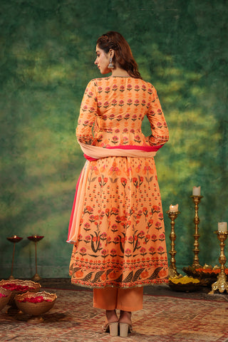Women’s Printed Cotton Ethnic Set