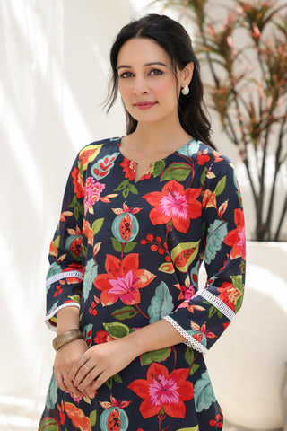 Women’s Printed Tunic Pants Set