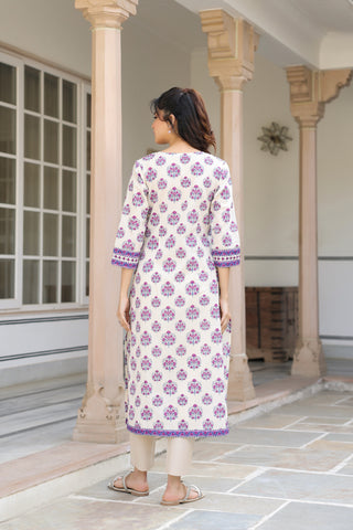 Women’s Purple Kurta