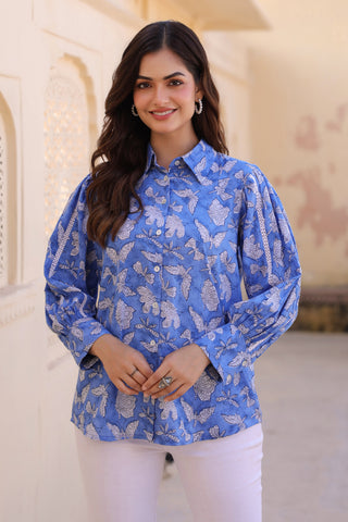 Women's casual floral top