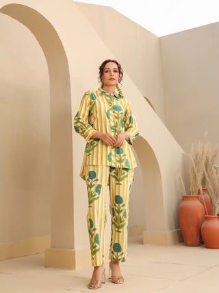 Women shirt trouser set