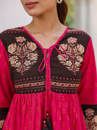 Women stylish cotton print top