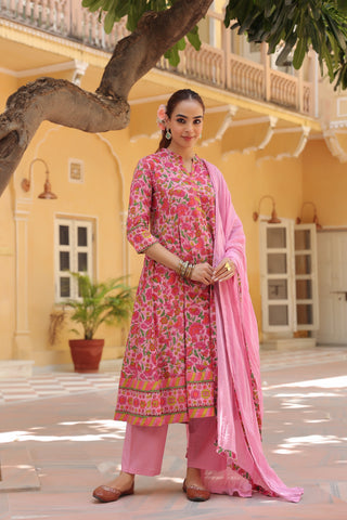 breathable cotton kurta set