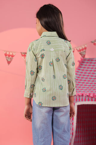 breathable cotton shirt for girls