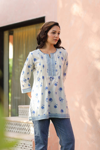 casual floral women top