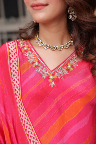 floral cotton kurta set women