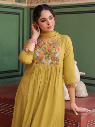 pure cotton festive kurta set